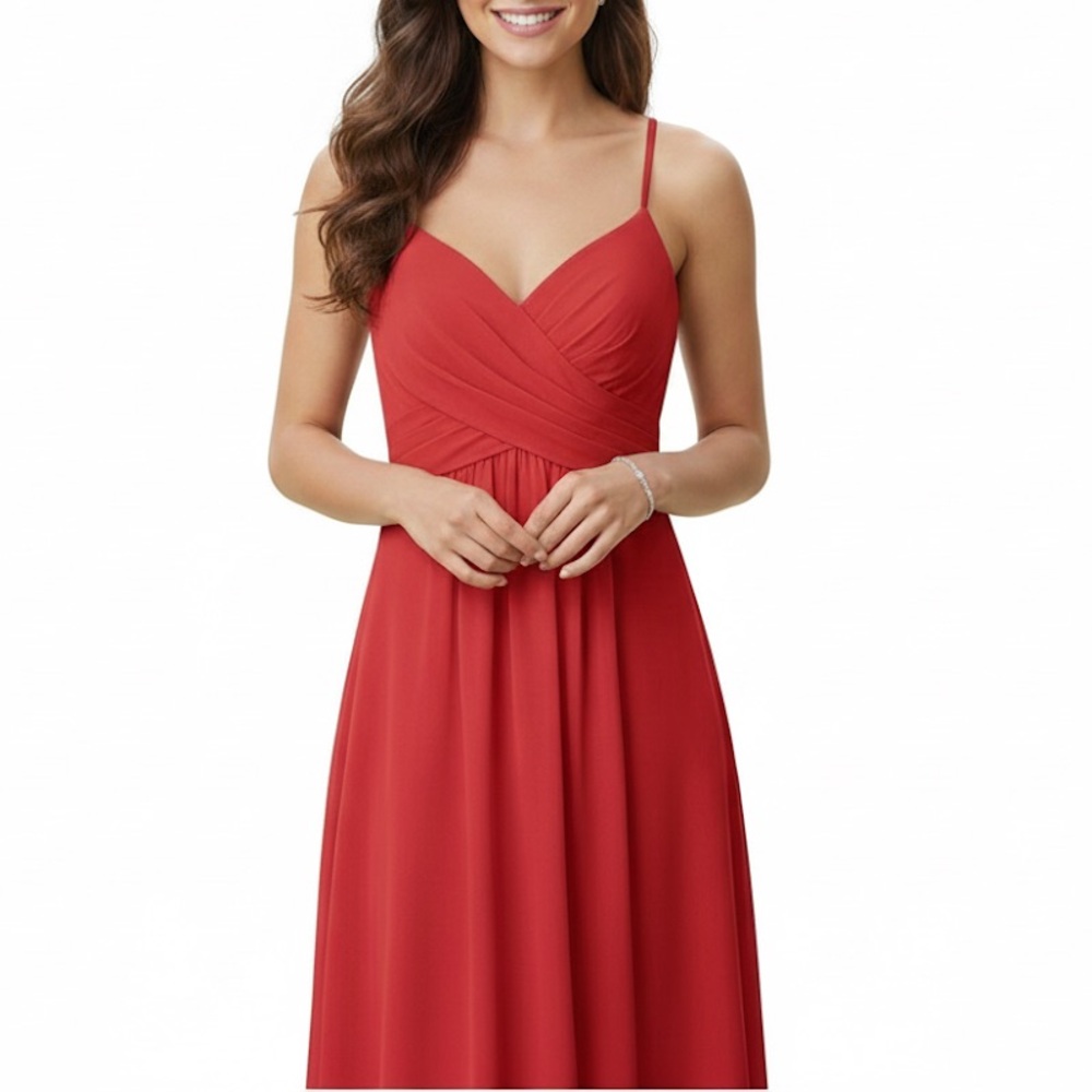 Coral/Pink Formal Bridesmaid/Prom/Homecoming Dress Size 8 Sorella Vita​​